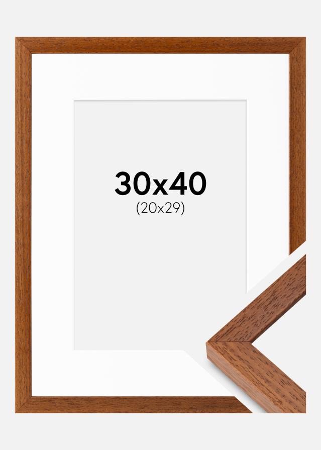Cadre Hermes Livre 30x40 cm - Passe-partout Blanc 21x30 cm
