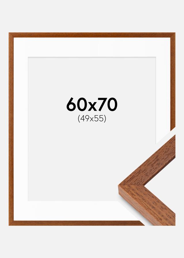 Cadre Hermes Livre 60x70 cm - Passe-partout Blanc 50x56 cm