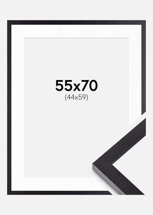 Cadre Selection Noir 55x70 cm - Passe-partout Blanc 45x60 cm