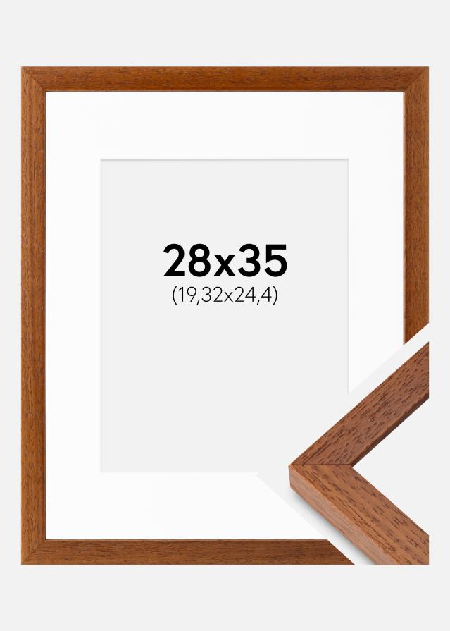 Cadre Hermes Livre 28x35 cm - Passe-partout Blanc 8x10 inches