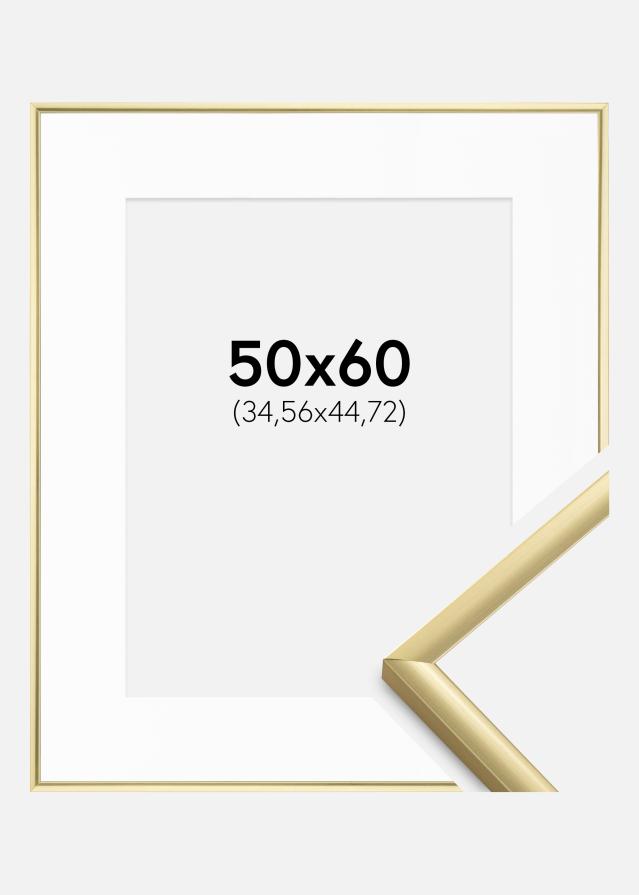 Cadre New Lifestyle Or 50x60 cm - Passe-partout Blanc 14x18 pouces