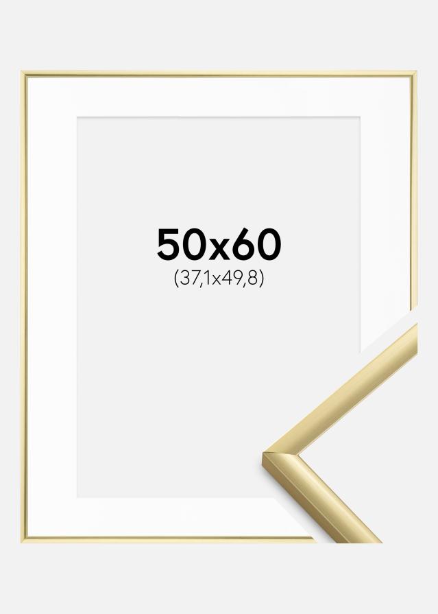 Cadre New Lifestyle Or 50x60 cm - Passe-partout Blanc 15x20 pouces
