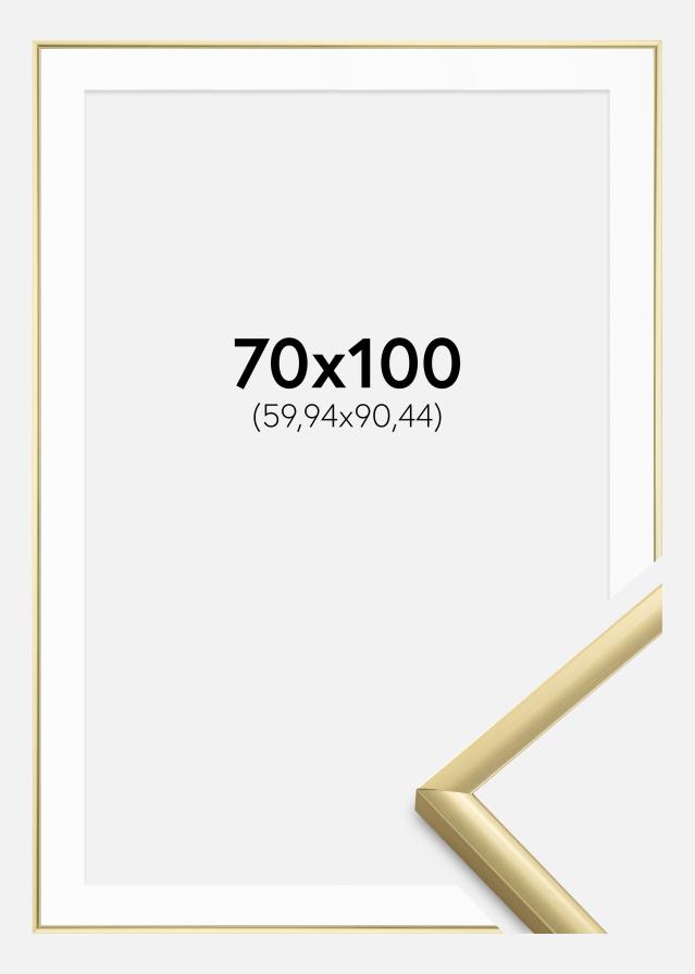 Cadre New Lifestyle Or 70x100 cm - Passe-partout Blanc 24x36 pouces