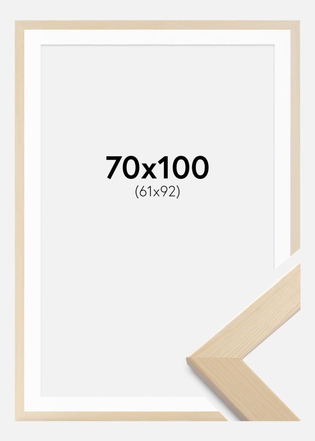 Cadre Trendline Nature 70x100 cm - Passe-partout Blanc 62x93 cm