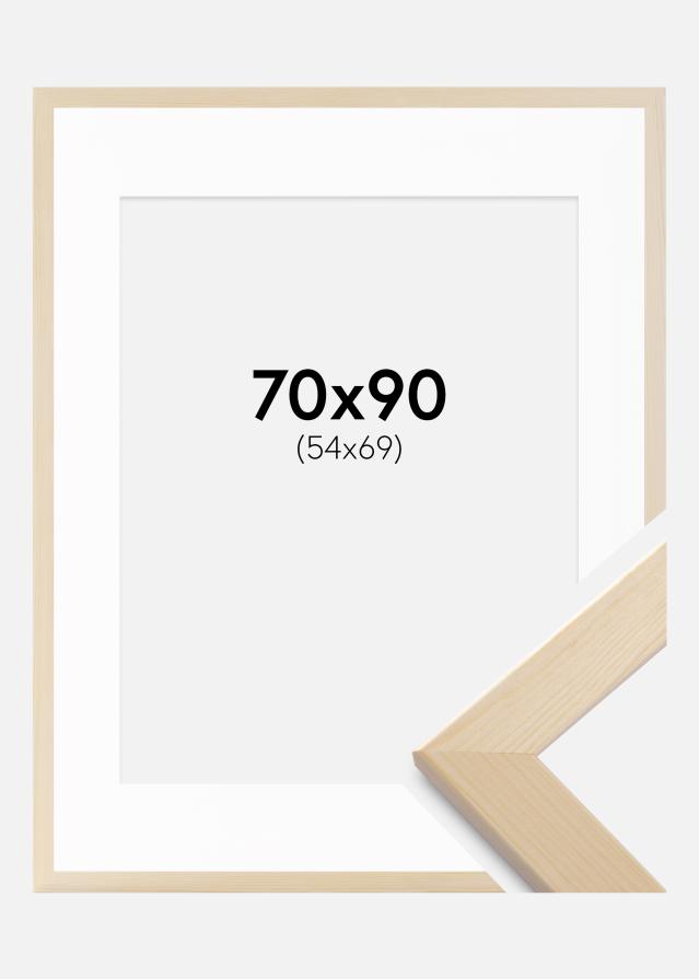 Cadre Trendline Nature 70x90 cm - Passe-partout Blanc 55x70 cm