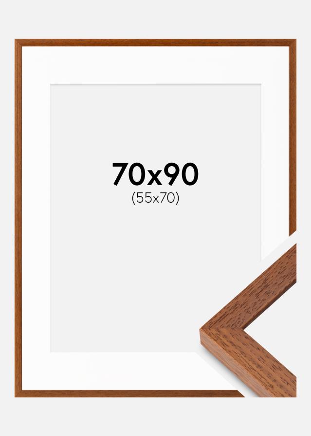 Cadre Hermes Livre 70x90 cm - Passe-partout Blanc 56x71 cm