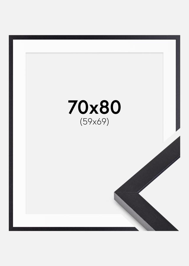 Cadre Selection Noir 70x80 cm - Passe-partout Blanc 60x70 cm