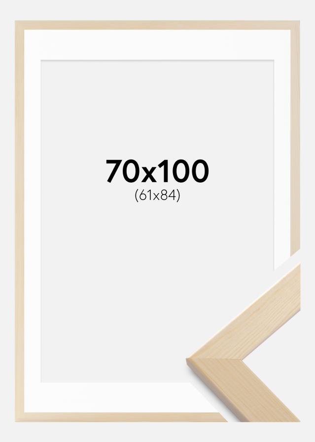 Cadre Trendline Nature 70x100 cm - Passe-partout Blanc 62x85 cm