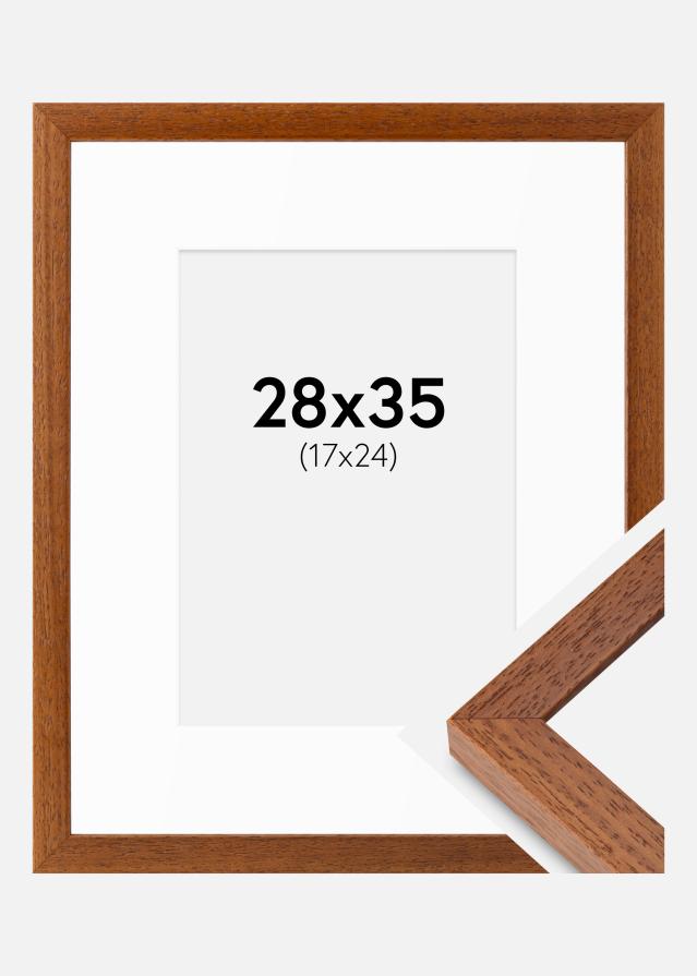 Cadre Hermes Livre 28x35 cm - Passe-partout Blanc 18x25 cm