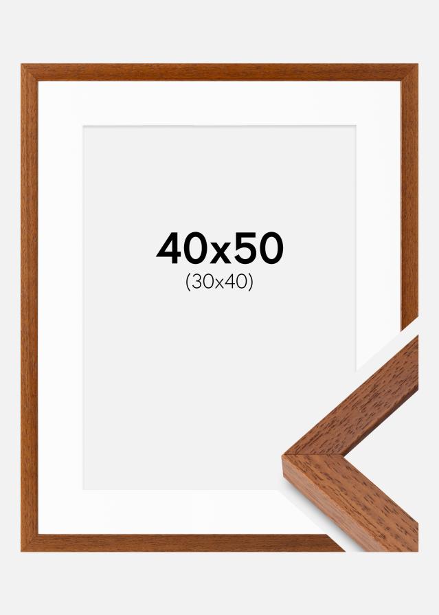 Cadre Hermes Livre 40x50 cm - Passe-partout Blanc 31x41 cm