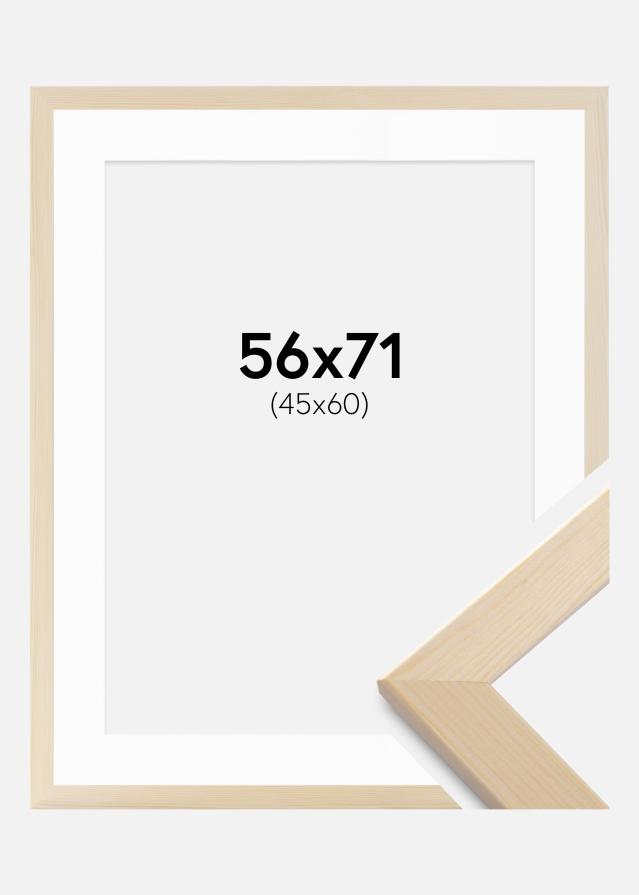 Cadre Trendline Nature 56x71 cm - Passe-partout Blanc 46x61 cm