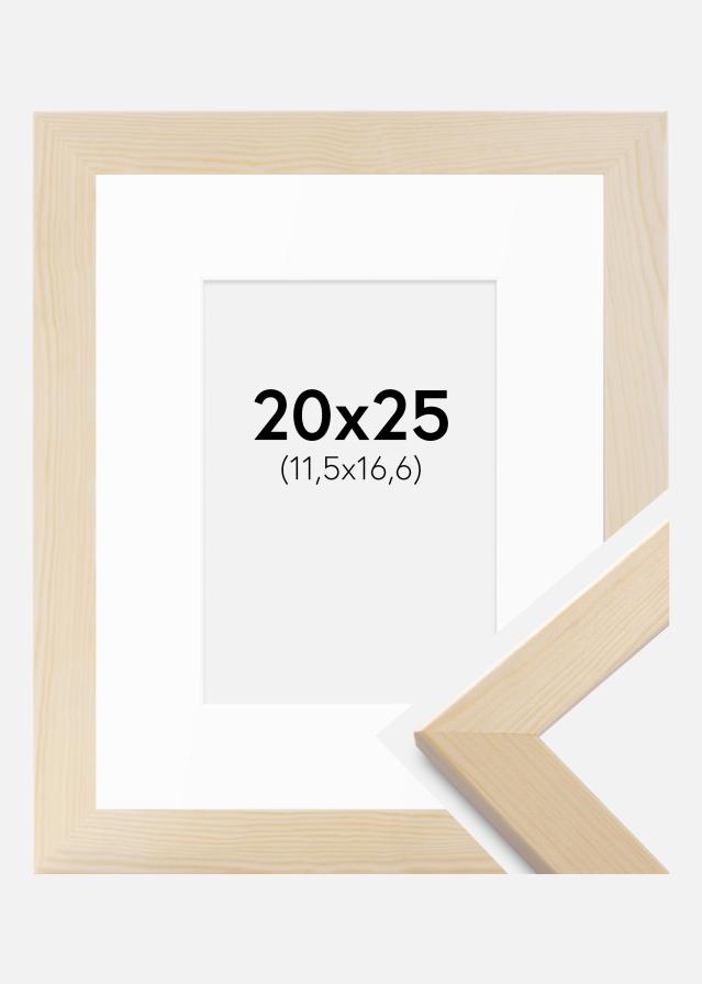 Cadre Trendline Nature 20x25 cm - Passe-partout Blanc B6 125x176 mm