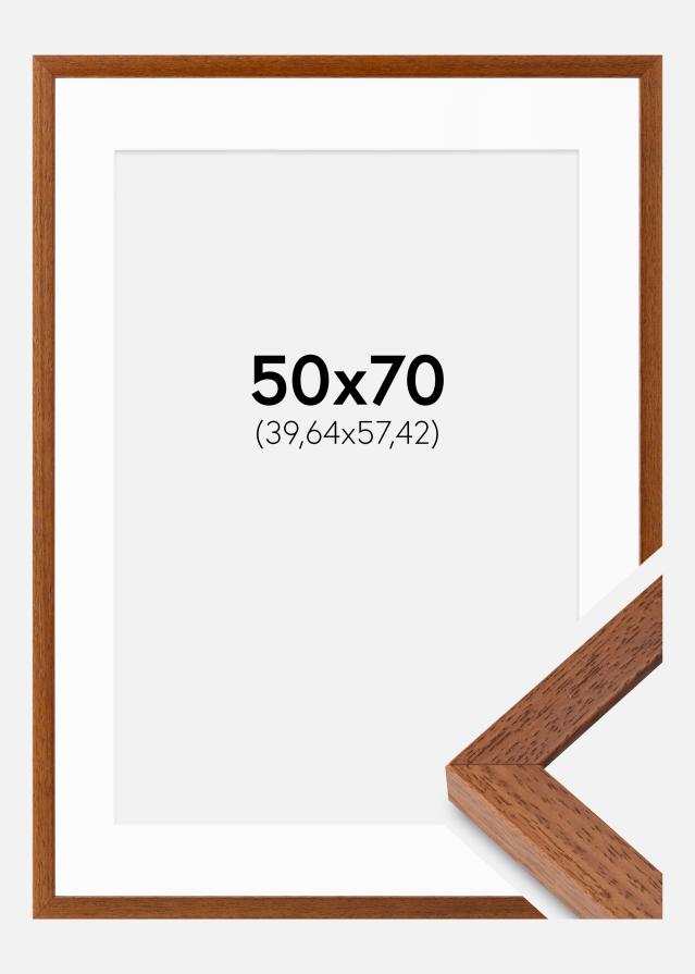 Cadre Hermes Livre 50x70 cm - Passe-partout Blanc 16x23 inches