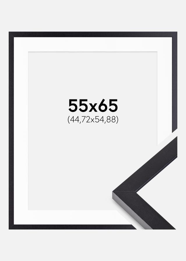 Cadre Selection Noir 55x65 cm - Passe-partout Blanc 18x22 inches