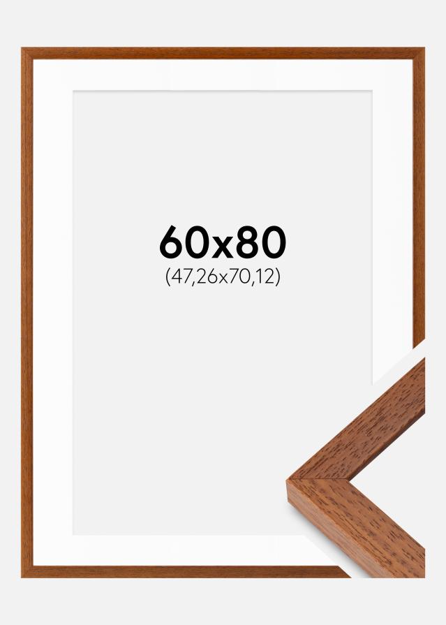 Cadre Hermes Livre 60x80 cm - Passe-partout Blanc 19x28 inches