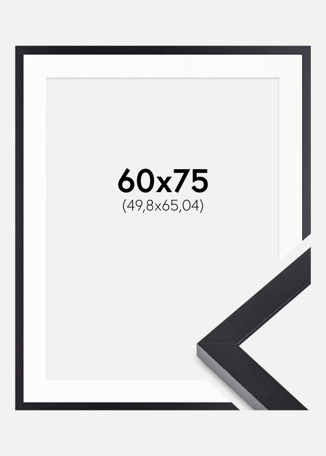 Cadre Selection Noir 60x75 cm - Passe-partout Blanc 20x26 inches