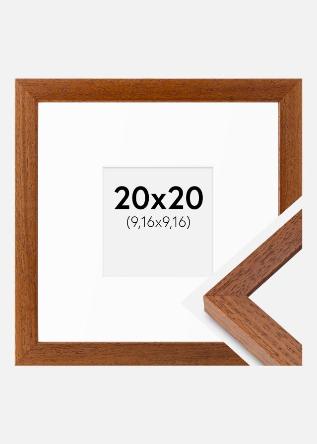Cadre Hermes Livre 20x20 cm - Passe-partout Blanc 4x4 inches