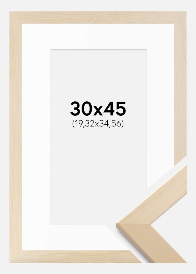 Cadre Trendline Nature 30x45 cm - Passe-partout Blanc 8x14 inches