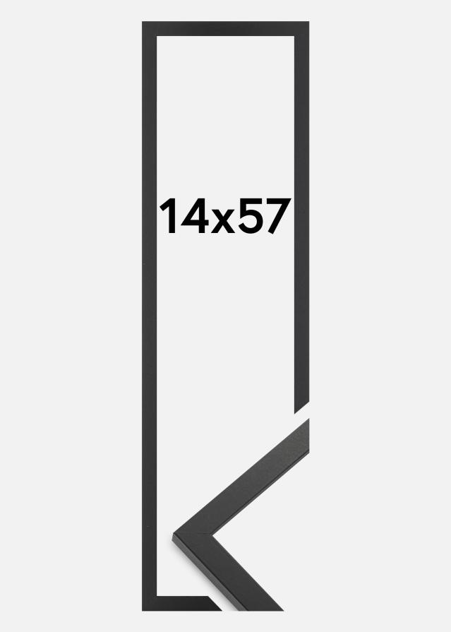Cadre Trendy Verre Acrylique Noir 14x57 cm