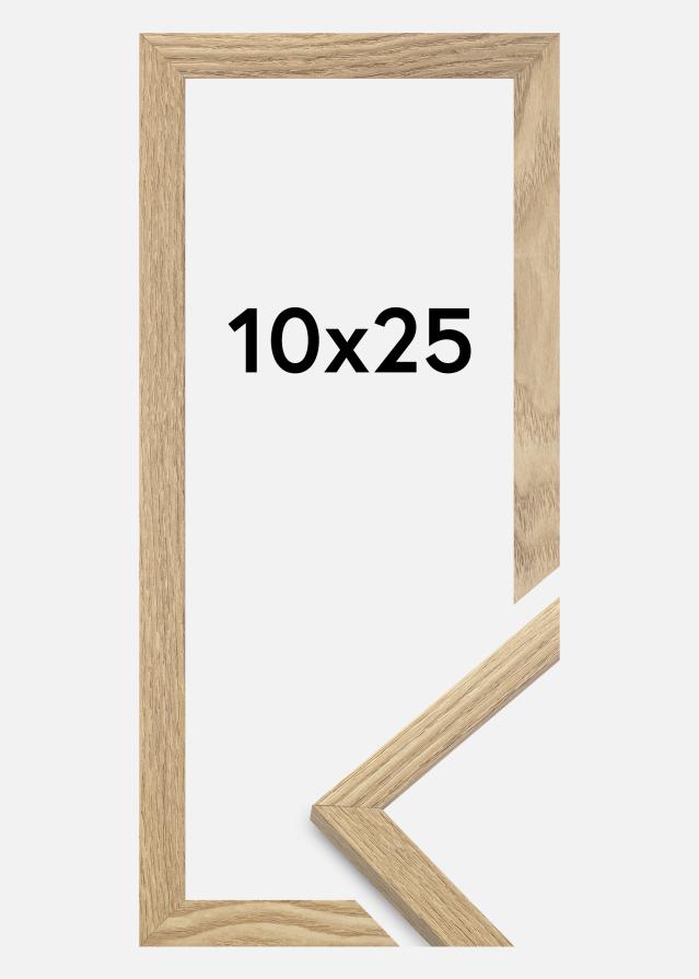 Cadre Trendy Verre Acrylique Chêne 10x25 cm