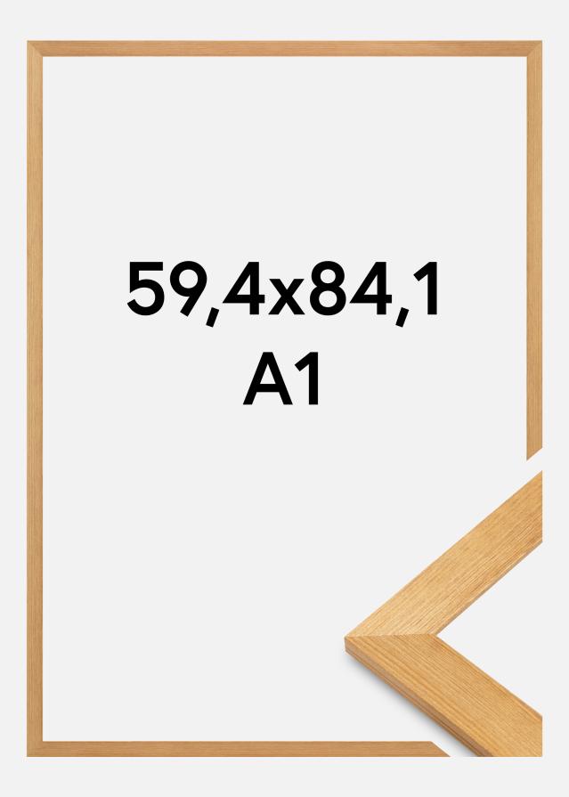 Cadre Sandra Verre acrylique Chêne massif 59,4x84,1 cm (A1)