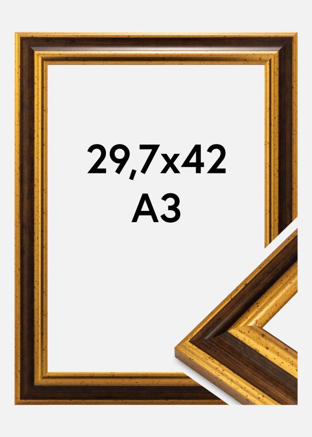 Cadre Aberystwyth Verre Acrylique Or 29,7x42 cm (A3)