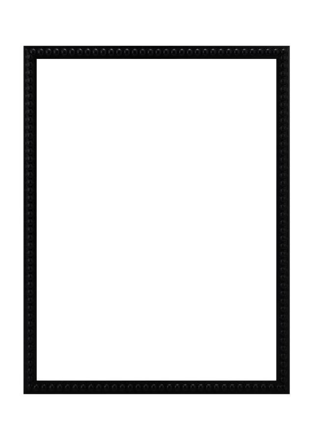 Cadre Perla Verre Acrylique Black 40x40 cm