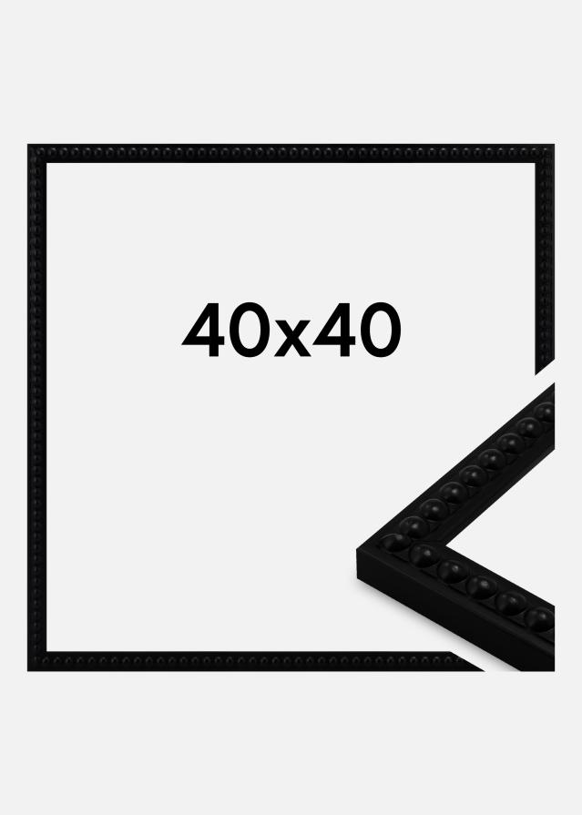 Cadre Perla Verre Acrylique Black 40x40 cm