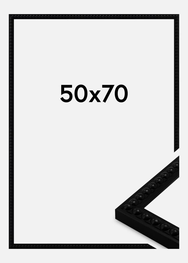 Cadre Perla Verre Acrylique Black 50x70 cm