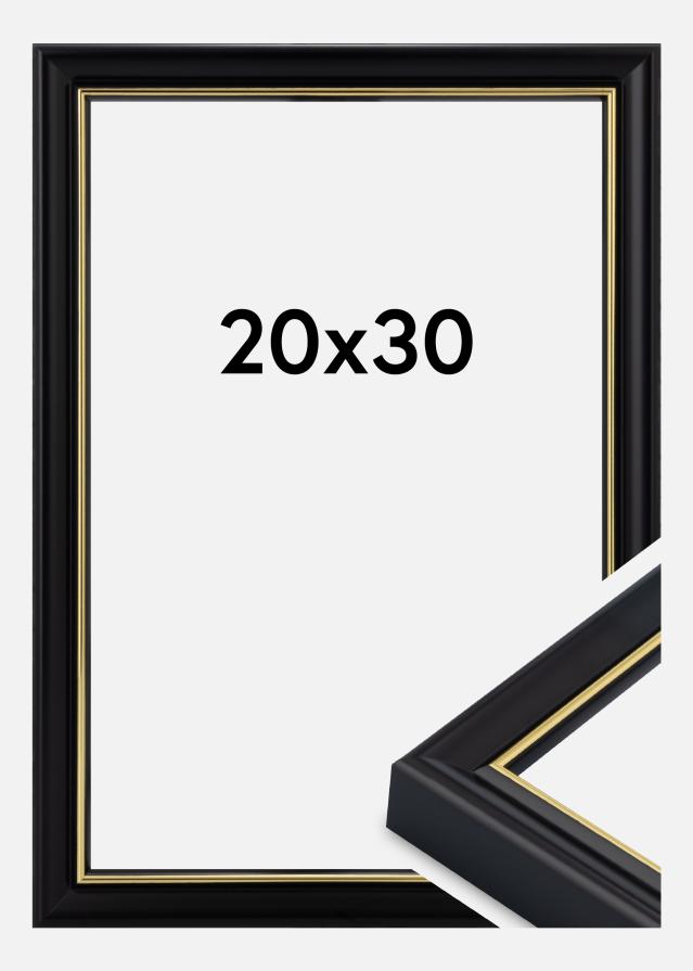 Cadre Canterbury Verre Acrylique Noir 20x30 cm