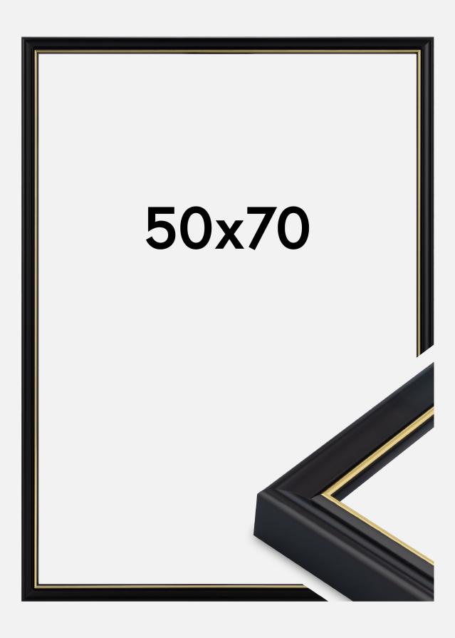 Cadre Canterbury Verre Acrylique Noir 50x70 cm