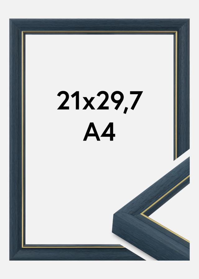 Cadre Canterbury Verre Acrylique Bleu 21x29,7 cm (A4)