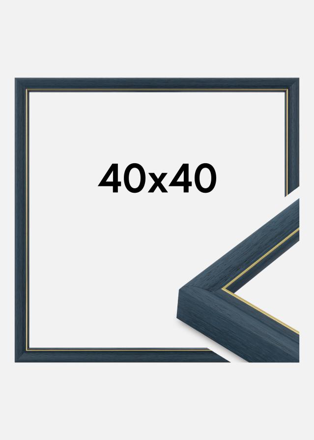 Cadre Canterbury Verre Acrylique Bleu 40x40 cm