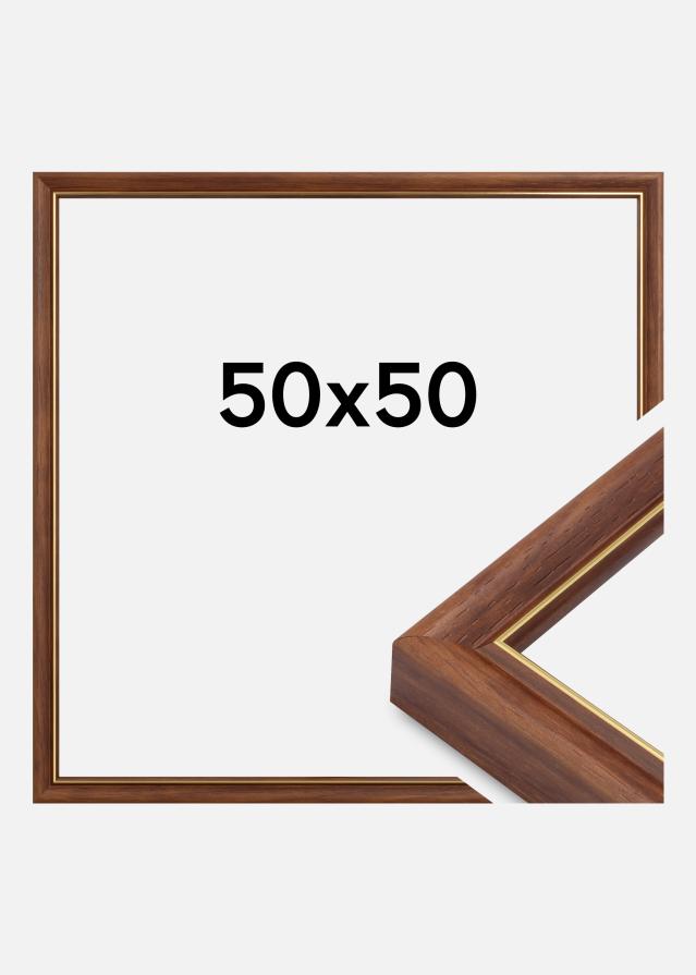 Cadre Canterbury Verre Acrylique Brun 50x50 cm