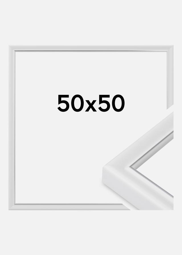 Cadre Canterbury Verre Acrylique Blanc 50x50 cm
