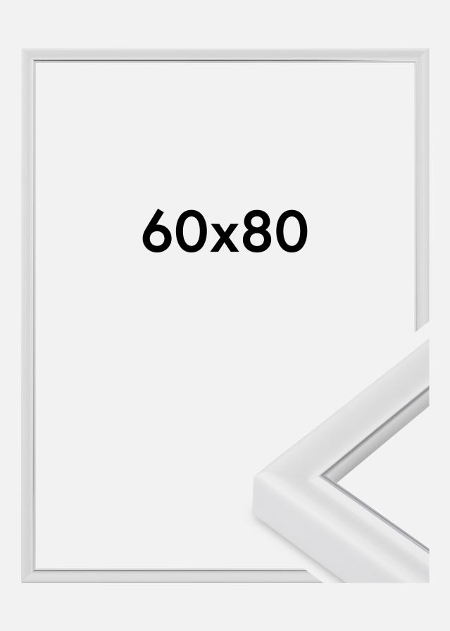Cadre Canterbury Verre Acrylique Blanc 60x80 cm