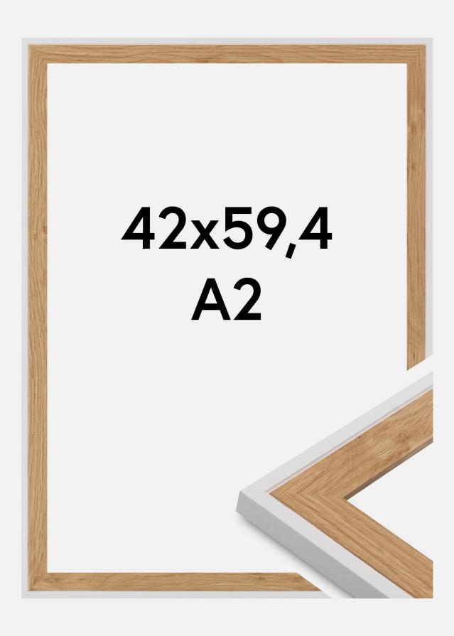 Cadre Linea Verre Acrylique Beech / White 42x59.4 cm (A2)