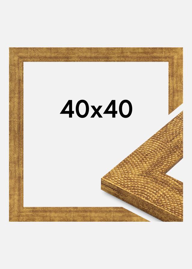 Cadre Linea Verre Acrylique Gold 40x40 cm