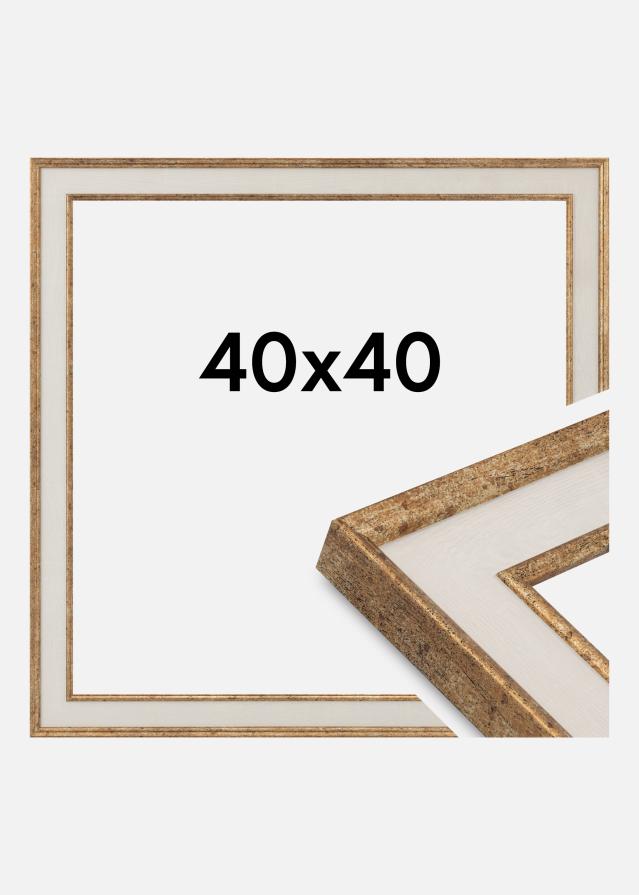 Cadre Dolly Verre Acrylique Or 40x40 cm