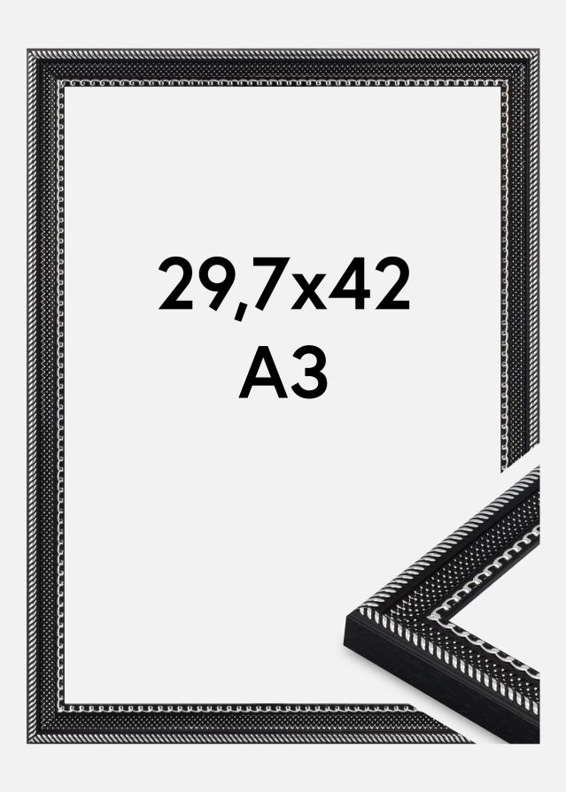 Cadre Trellis Verre Acrylique Vintage Black 29.7x42 cm (A3)