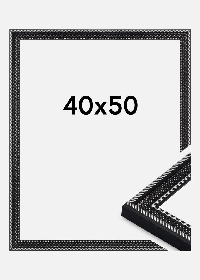 Cadre Trellis Verre Acrylique Vintage Black 40x50 cm