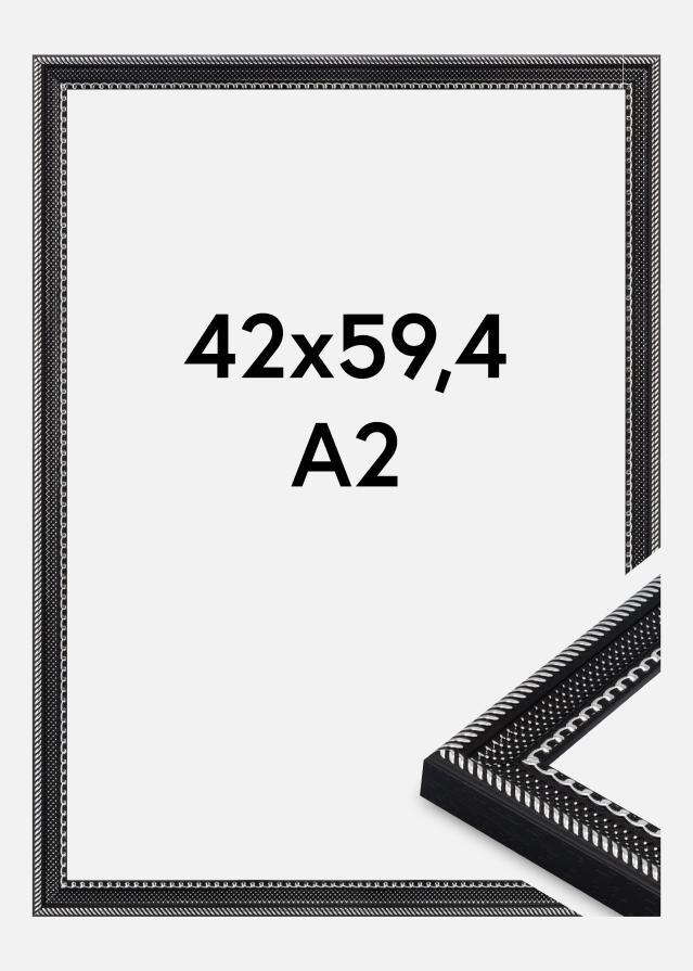 Cadre Trellis Verre Acrylique Vintage Black 42x59.4 cm (A2)