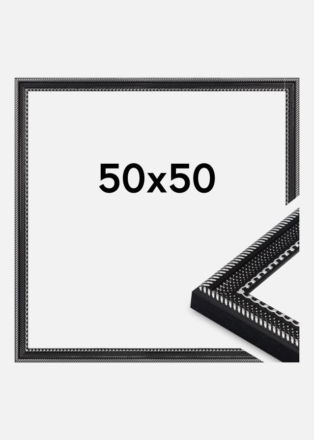 Cadre Trellis Verre Acrylique Vintage Black 50x50 cm