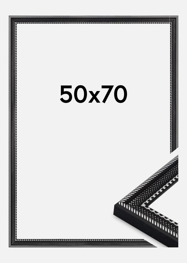 Cadre Trellis Verre Acrylique Vintage Black 50x70 cm
