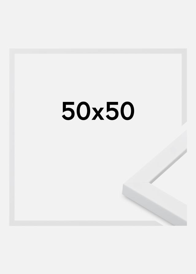 Cadre Oban Verre Acrylique Blanc 50x50 cm