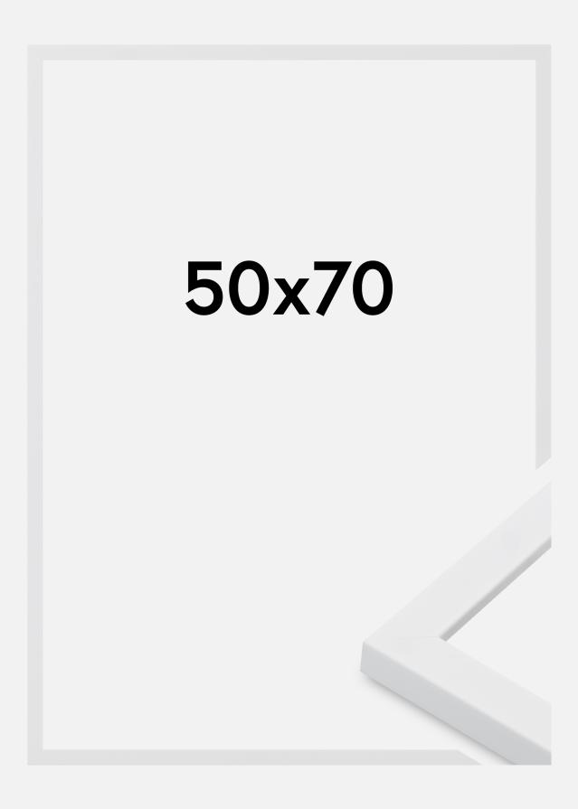 Cadre Oban Verre Acrylique Blanc 50x70 cm