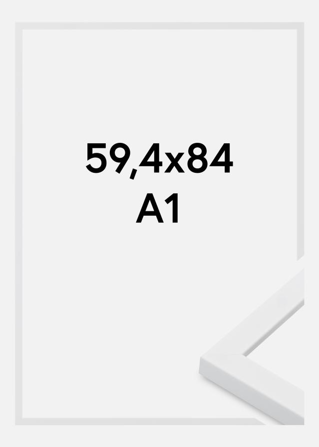 Cadre Oban Verre Acrylique Blanc 59,4x84 cm (A1)