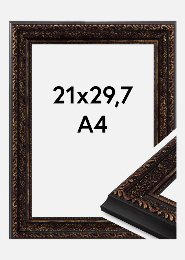 Cadre Ornato Verre Acrylique Vintage Gold 21x29.7 cm (A4)