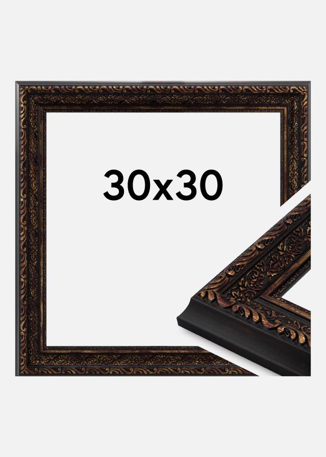 Cadre Ornato Verre Acrylique Vintage Gold 30x30 cm