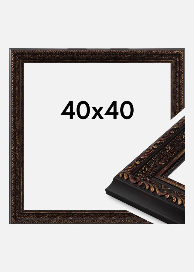 Cadre Ornato Verre Acrylique Vintage Gold 40x40 cm